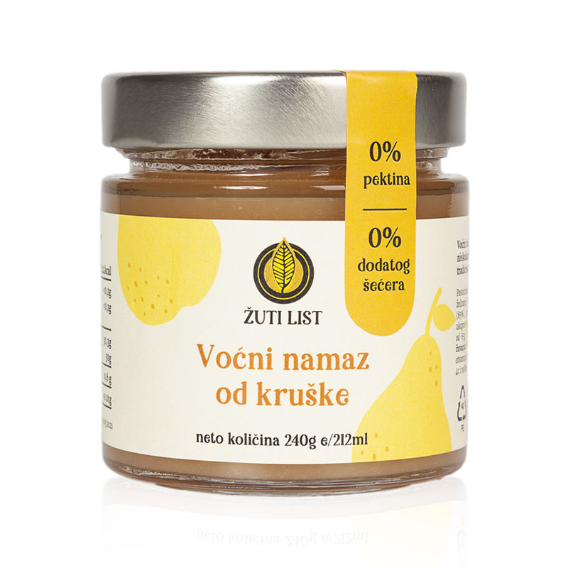 DOLCE NATURA, VOĆNI NAMAZ OD KRUŠKE 240 gr
