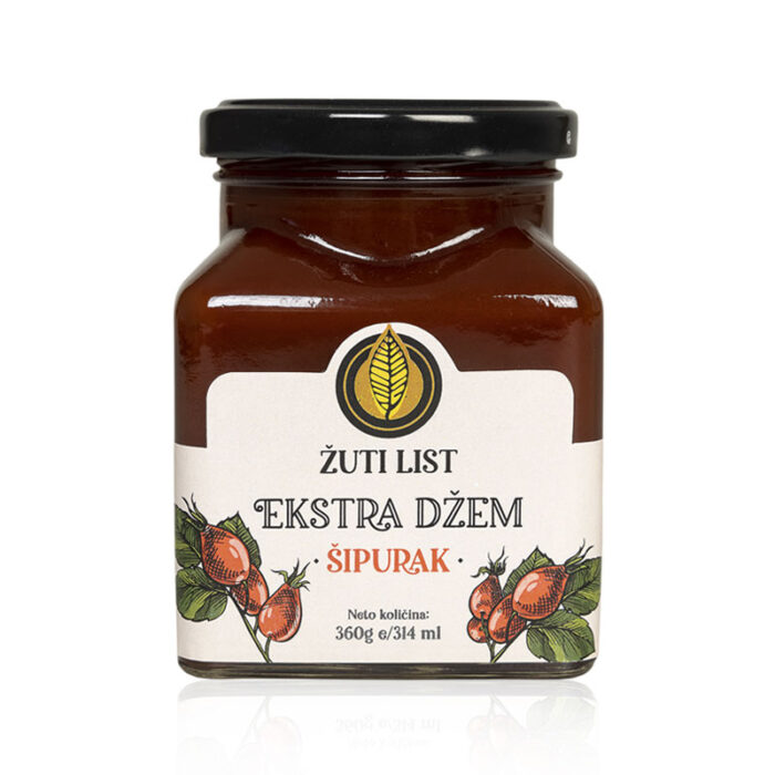 ŽUTI LIST, EKSTRA DŽEM ŠIPURAK 360 gr